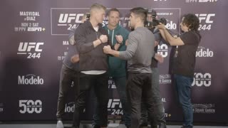 UFC 244: Дуэли взглядов с медиа дня